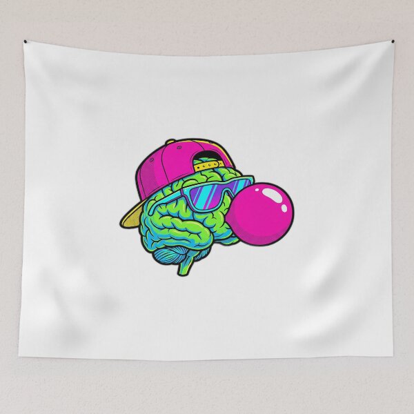 Item preview, Genius By Birth Slacker By Choice Funny Brain designed and sold by ryanguas.