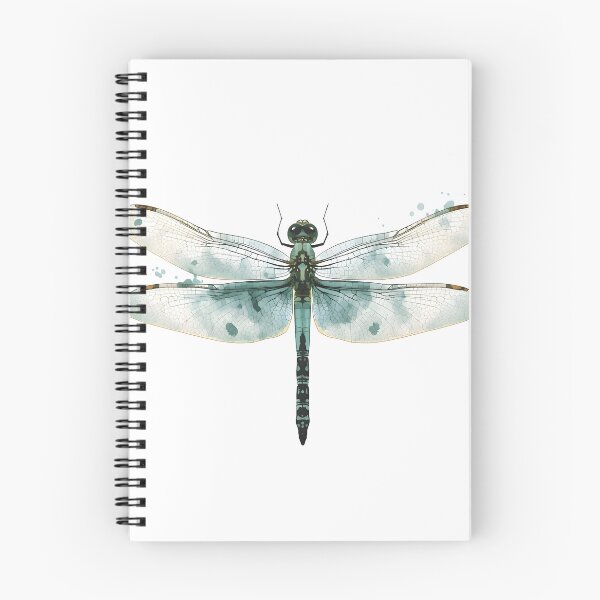 Item preview, Blue Dragonfly Watercolor Painting designed and sold by RawNaturePrints.