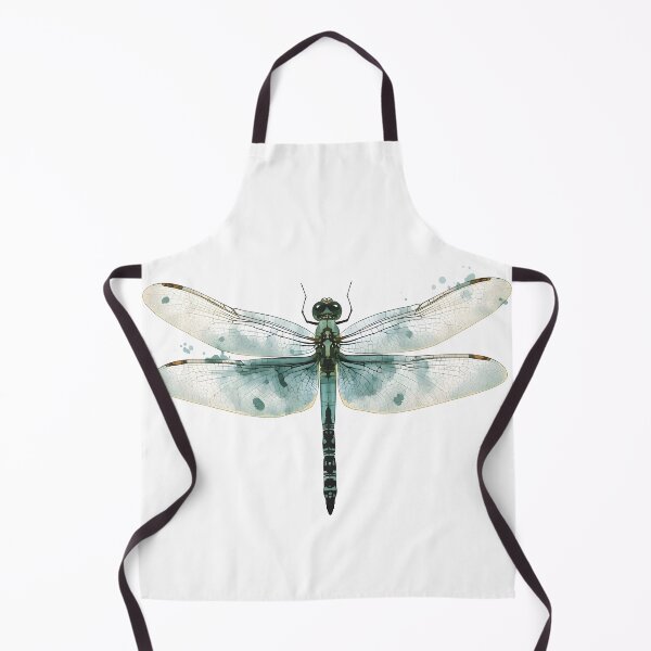 Item preview, Blue Dragonfly Watercolor Painting designed and sold by RawNaturePrints.