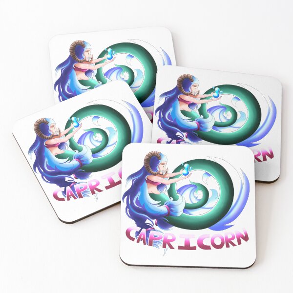 Item preview, Capricorn Zodiac Mermaid Goat - Anime OC designed and sold by TacticArtsSt0re.