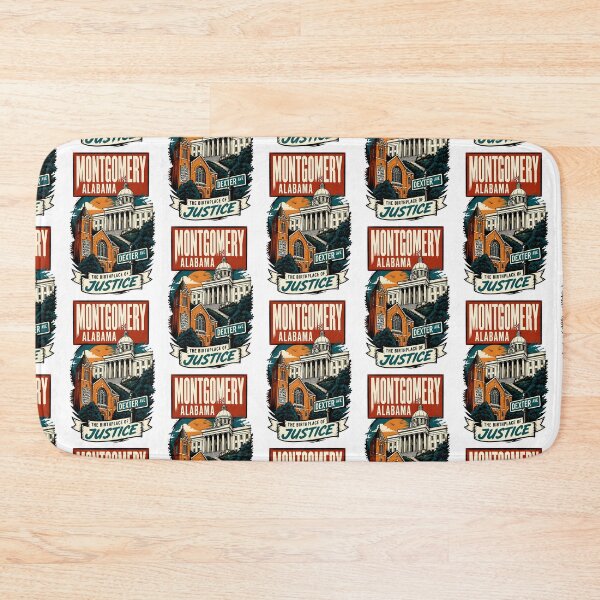 Item preview, Montgomery, Alabama USA Vintage Travel Tourism Art designed and sold by TravelersGems.