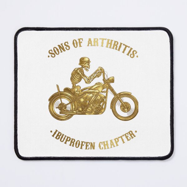 Item preview, Sons Of Arthritis Ibuprofen Chapter Gold Biker Parody designed and sold by Macias123.