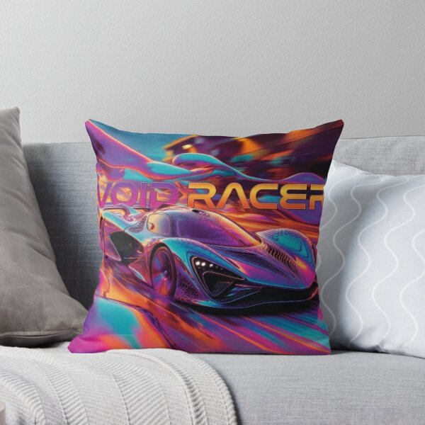 Item preview, Void Racer Cyber Hypercar - Neon Abstract Speed Art designed and sold by Nexus Space.