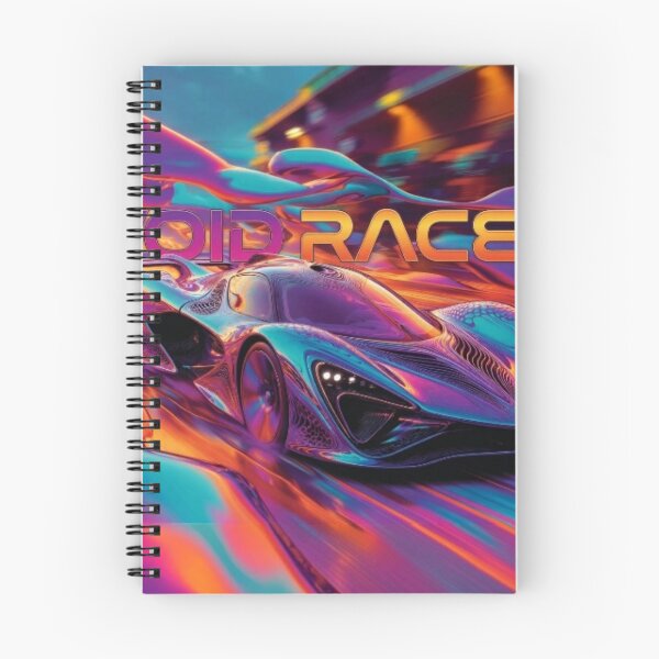 Item preview, Void Racer Cyber Hypercar - Neon Abstract Speed Art designed and sold by Nexus Space.