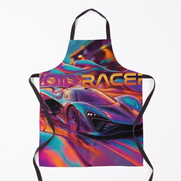 Item preview, Void Racer Cyber Hypercar - Neon Abstract Speed Art designed and sold by Nexus Space.