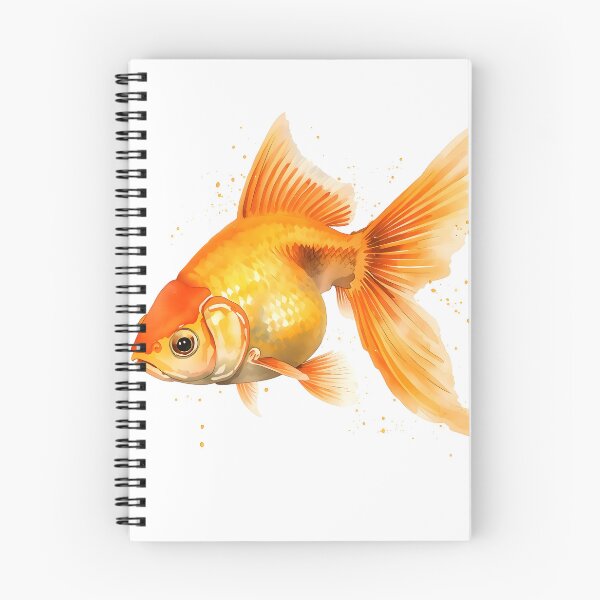 Item preview, Goldfish Watercolor Painting designed and sold by RawNaturePrints.