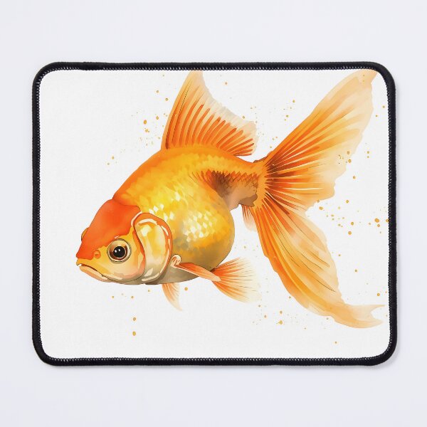 Item preview, Goldfish Watercolor Painting designed and sold by RawNaturePrints.