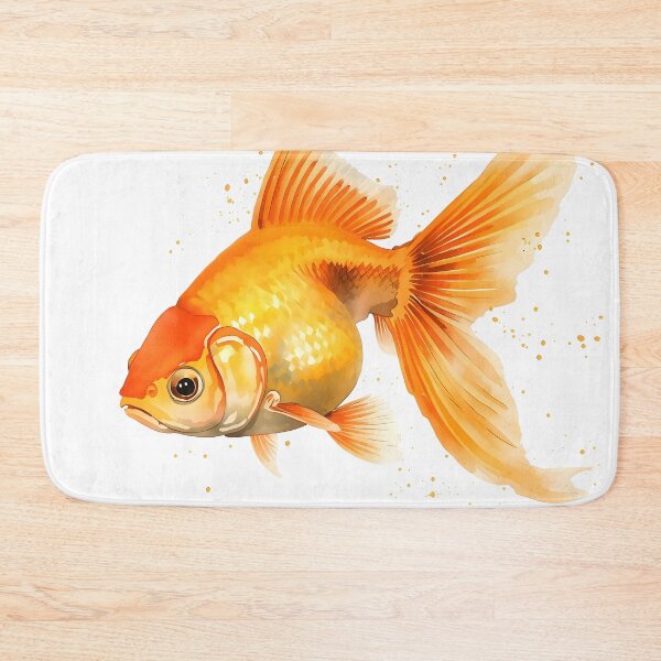 Item preview, Goldfish Watercolor Painting designed and sold by RawNaturePrints.
