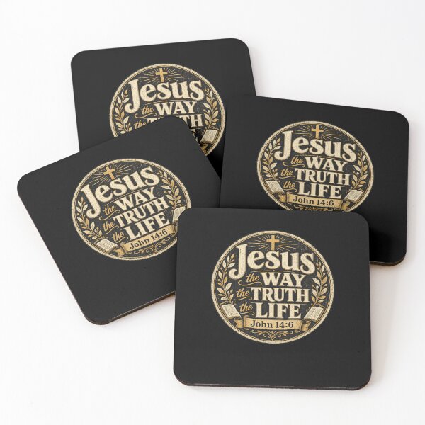 Item preview, Vintage Jesus John 14:6 Christian Scripture designed and sold by snowry.