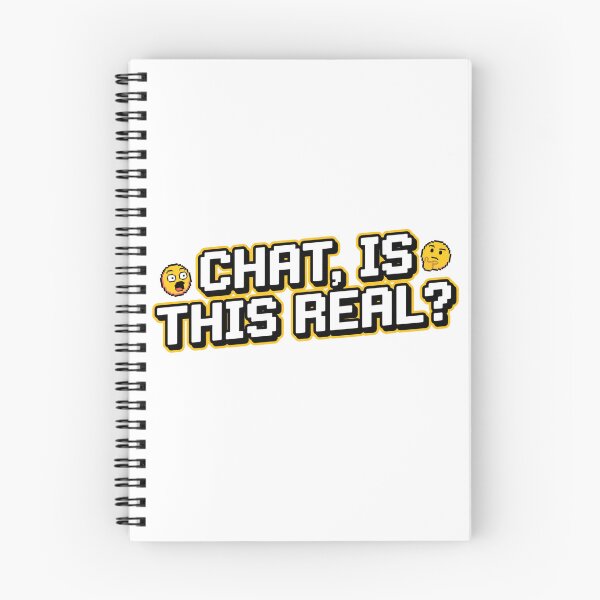 Item preview, "Chat, Is This Real?" Funny Gamer & Streamer Meme designed and sold by LevelUpLad.
