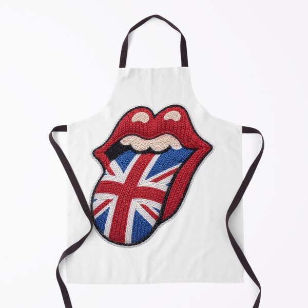 Item preview, Union Jack Tongue Knitted Pop Art Lips designed and sold by TOM JACK.