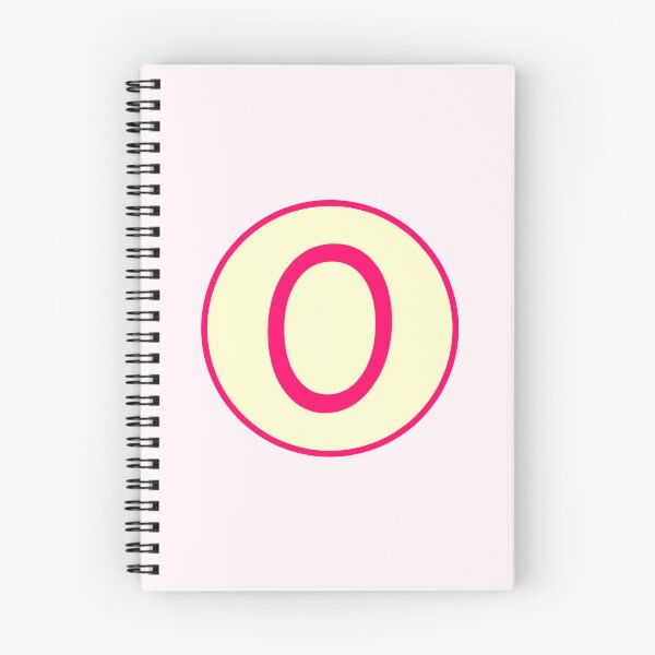 Item preview, Pink Alphabet Letter O Circle designed and sold by Jeallan Designs.