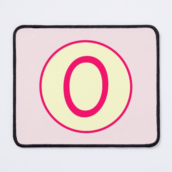 Item preview, Pink Alphabet Letter O Circle designed and sold by Jeallan Designs.