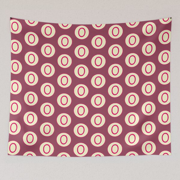 Item preview, Pink Alphabet Letter O Circle designed and sold by Jeallan Designs.