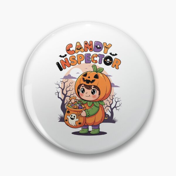 Item preview, Cute Candy Inspector Halloween Pumpkin Costume designed and sold by Amir Faysal.