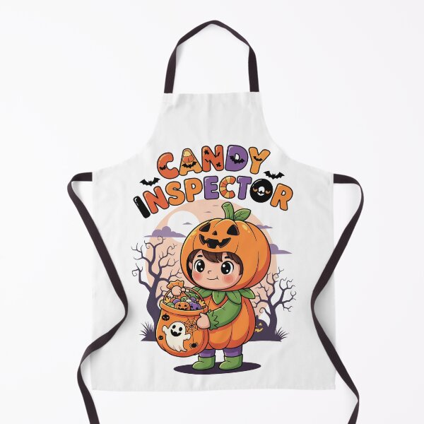 Item preview, Cute Candy Inspector Halloween Pumpkin Costume designed and sold by Amir Faysal.