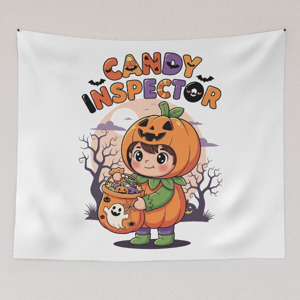 Item preview, Cute Candy Inspector Halloween Pumpkin Costume designed and sold by Amir Faysal.