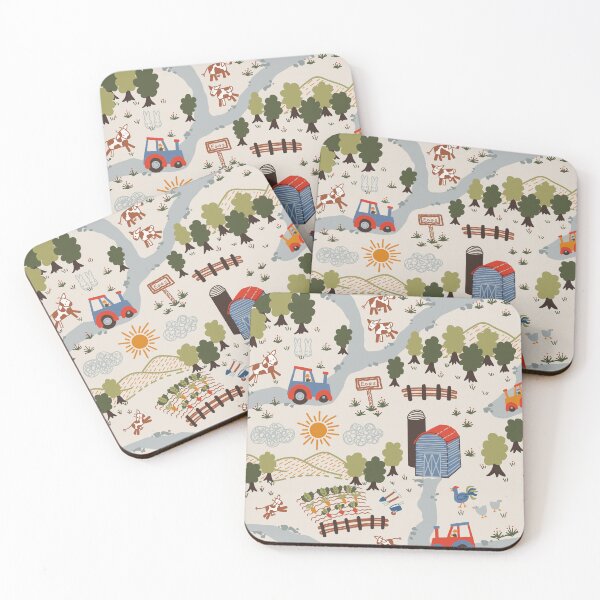 Item preview, Farm scene landscape kids bedroom playroom designed and sold by FrancesPoff.