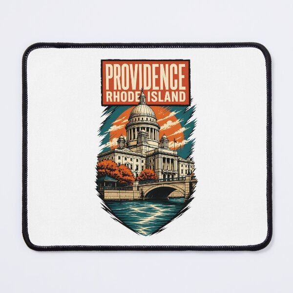 Item preview, Providence, Rhode Island USA Vintage Travel Tourism Art designed and sold by TravelersGems.