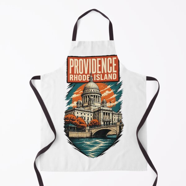 Item preview, Providence, Rhode Island USA Vintage Travel Tourism Art designed and sold by TravelersGems.