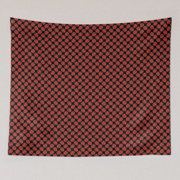 Item preview, Tiny Lady Bugs in Red Alternating on Black designed and sold by Here's To Endless Possibilities.