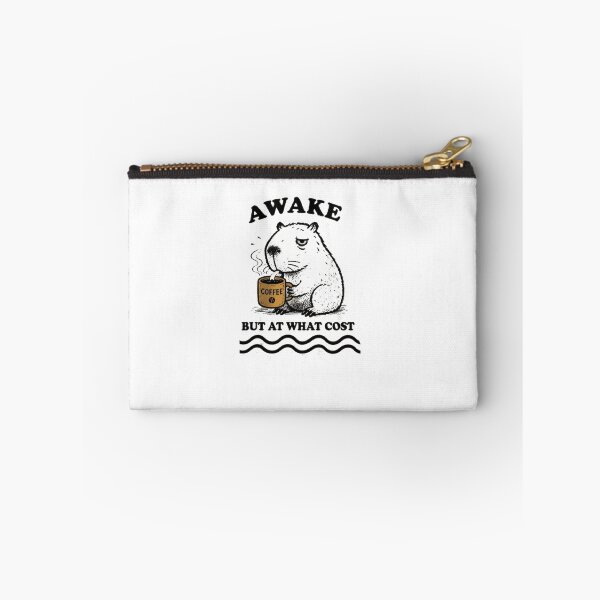 Item preview, Funny Awake But At What Cost Capybara Coffee Mood  designed and sold by Gbriel3.