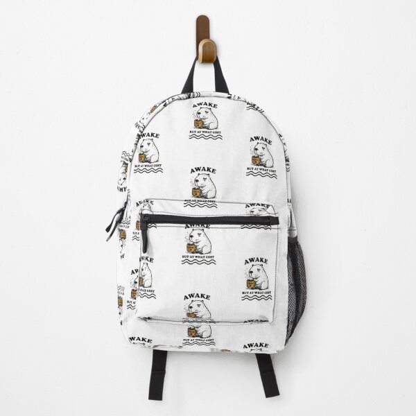 Item preview, Funny Awake But At What Cost Capybara Coffee Mood  designed and sold by Gbriel3.