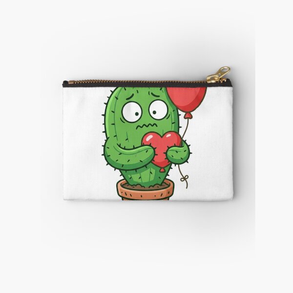 Item preview, Cactus Trying to Hug Red Balloon designed and sold by YNAMREG.