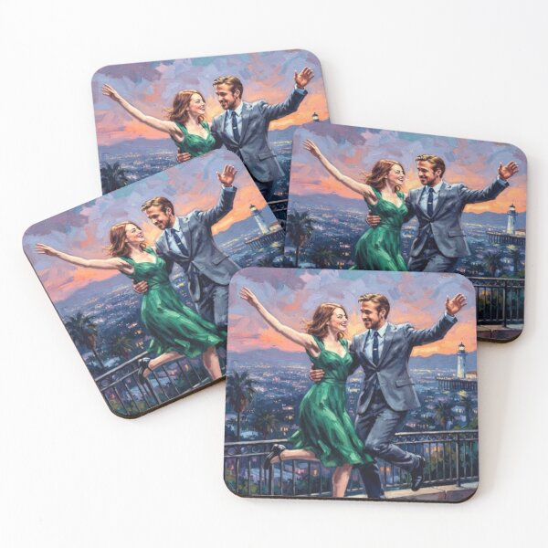 Item preview, La La Land Retro Musical Romance Tribute Art Poster designed and sold by Art's Diner.