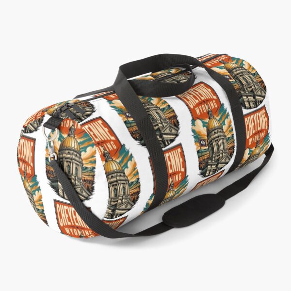 Item preview, Cheyenne, Wyoming USA Vintage Travel Tourism Art designed and sold by TravelersGems.