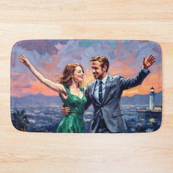 Item preview, La La Land Retro Musical Romance Tribute Art Poster designed and sold by Art's Diner.