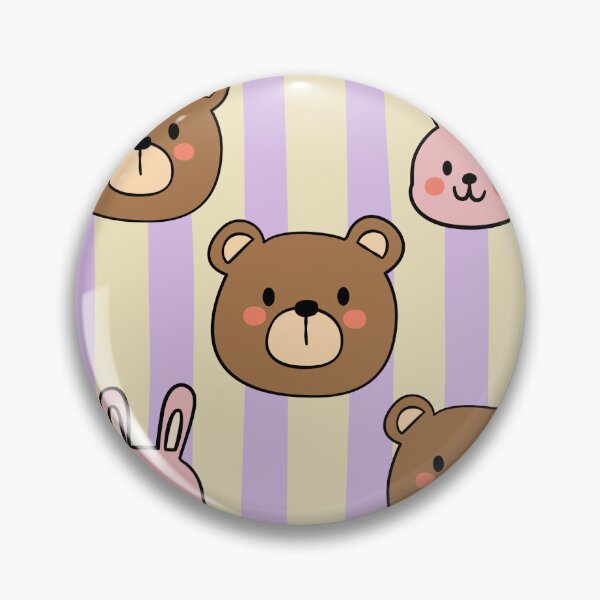 Item preview, Cute Animal Faces Seamless Pattern designed and sold by HappySunday001.
