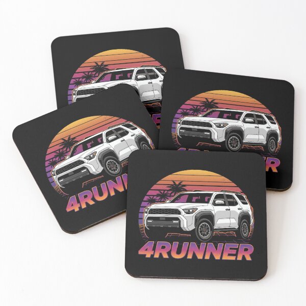 Item preview, Retro Sunset Style 6th Gen 4Runner Off Roading Style [Black Shirt Only] designed and sold by Off-Road-Zone.