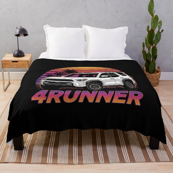 Item preview, Retro Sunset Style 6th Gen 4Runner Off Roading Style [Black Shirt Only] designed and sold by Off-Road-Zone.