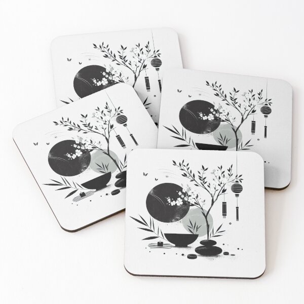 Item preview, Zen Garden 8 designed and sold by Retro Vibes Designs.