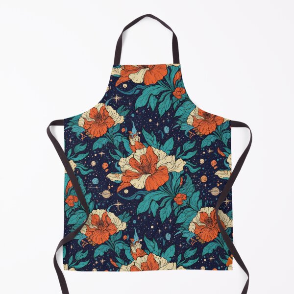 Item preview, beautiful flowers in shades of orange and cream with bluish-green foliage designed and sold by ArteVintage.