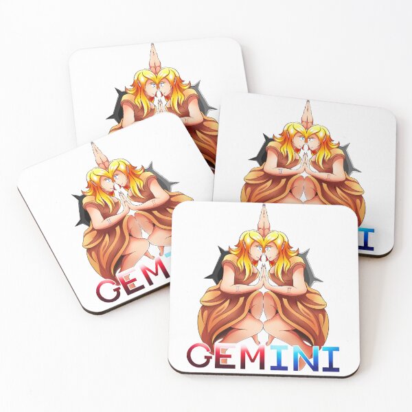 Item preview, Gemini Zodiac Twin Sisters - Anime OCS designed and sold by TacticArtsSt0re.