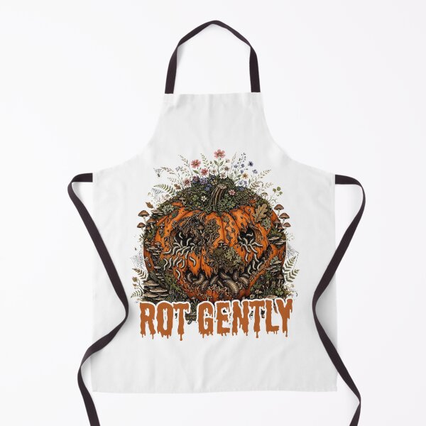 Item preview, Rot Gently Rotting Pumpkin Mushrooms Bugs Cottagecore Halloween Art Goblincore designed and sold by Neurospicy Trolls.