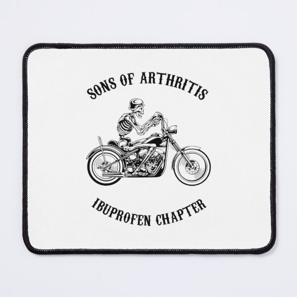 Item preview, Sons Of Arthritis Ibuprofen Chapter Black Biker Parody designed and sold by Macias123.