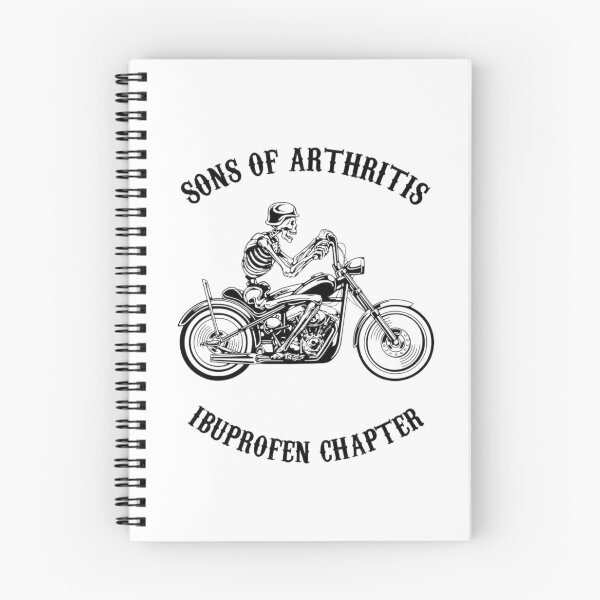 Item preview, Sons Of Arthritis Ibuprofen Chapter Black Biker Parody designed and sold by Macias123.