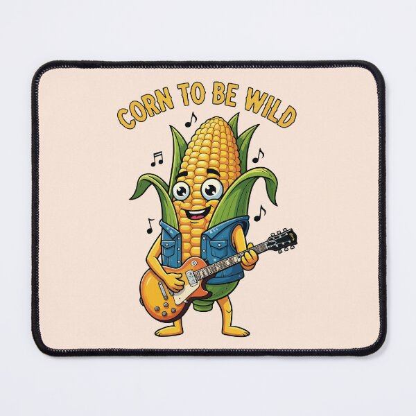 Item preview, Funny Corn To Be Wild Rocker Musician designed and sold by Amir Faysal.