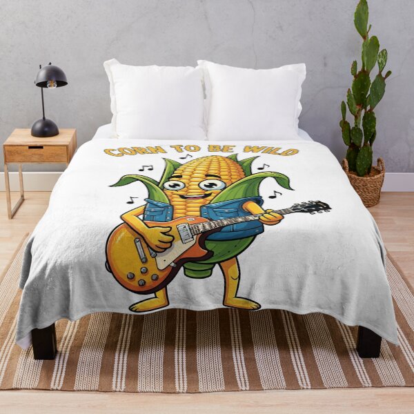 Item preview, Funny Corn To Be Wild Rocker Musician designed and sold by Amir Faysal.