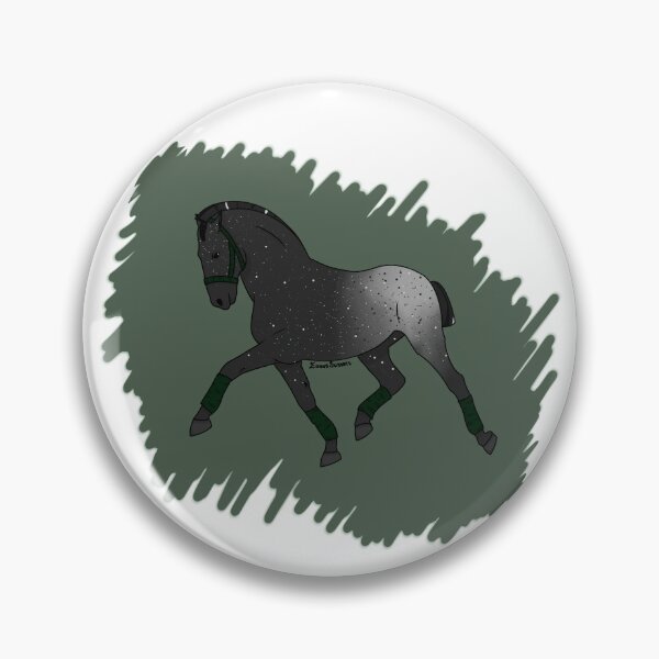 Item preview, Black Appaloosa Horse (Full) designed and sold by EquusStickers.