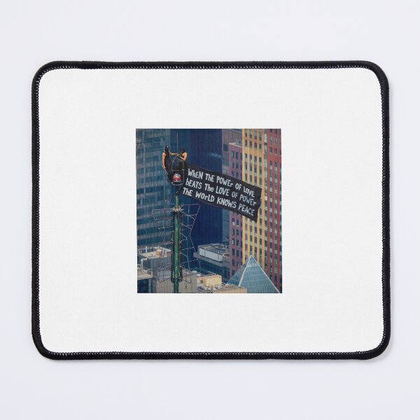 Item preview, When the Power of Love Beats the Love of Power Street Art Quote | Urban Peace Philosophy | Inspirational Typography Design | Oil Photography designed and sold by Manga Mouth Piece .
