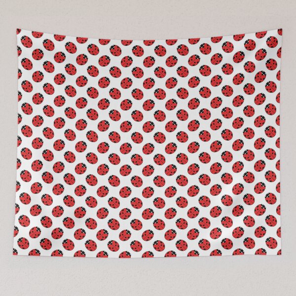 Item preview, Lady Bugs in Red Alternating on White designed and sold by Here's To Endless Possibilities.