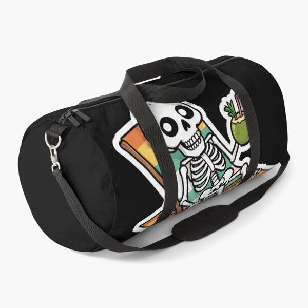 Item preview, Cute Skeleton Relaxing On Beach Chair Summer Coconut designed and sold by KCasual.