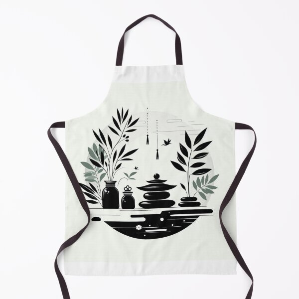 Aperçu de l'œuvre Jardin Zen 4 créée et vendue par Retro Vibes Designs.