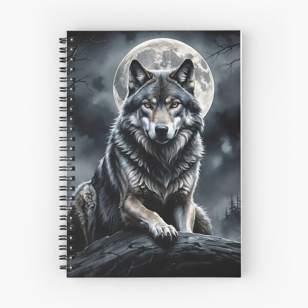 Item preview, A majestic gray wolf designed and sold by videodroom.