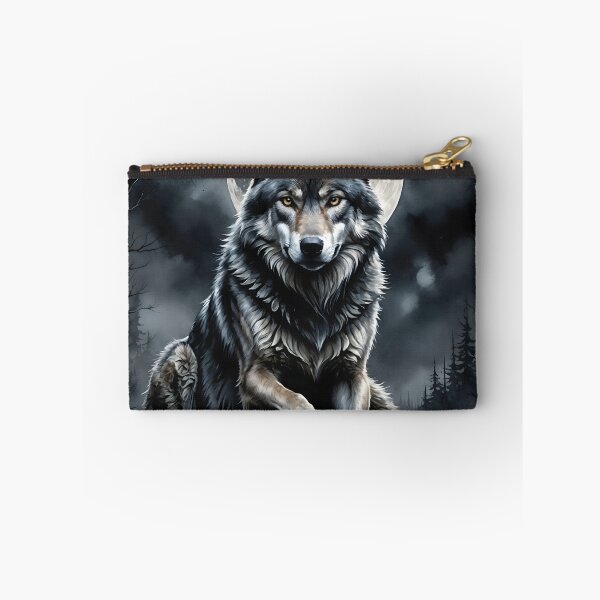 Item preview, A majestic gray wolf designed and sold by videodroom.