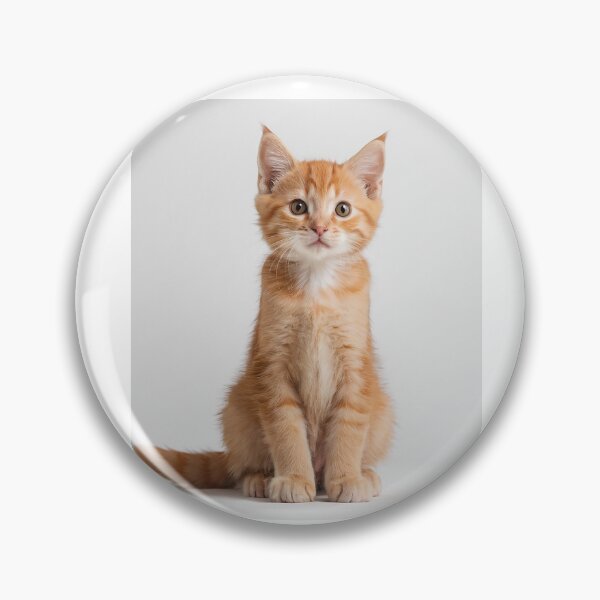 Item preview, Cute Ginger Kitten Fluffy Orange Tabby Cat designed and sold by LabPixelPulse.